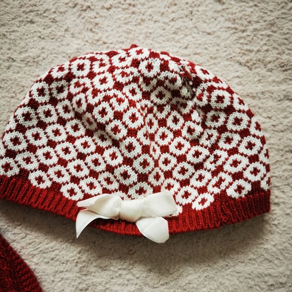 3/25 Heirloom Holiday dress with match hat - Picture 9 of 11